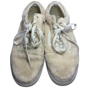 Vans Old Skool Turtledove White Sherpa Size 11 Skate Shoe Sneakers